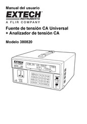 Extech Instruments 380820 Manual Del Usuario