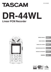 Tascam DR-44WL Manual Del Usuario