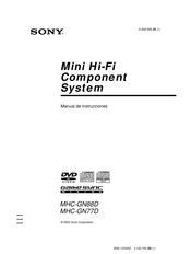 Sony MHC-GN88D Manual De Instrucciones