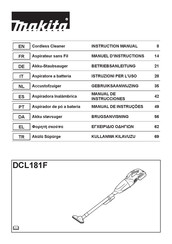 Makita DCL181F Manual De Instrucciones