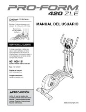 Pro-Form PFEVEL74912.1 Manual Del Usuario