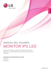 LG IPS237L Manual Del Usuario