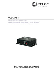 Ecler VEO-AXS4 Manual Del Usuario