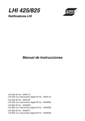 Esab LHI 425 Manual De Instrucciones