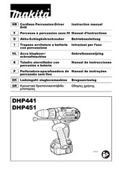 Makita DHP441 Manual De Instrucciones