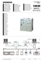 Siemens OZW772 Serie Instrucciones De Montaje