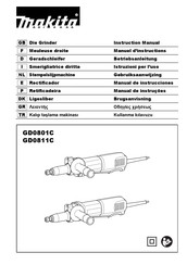 Makita GD0801C Manual De Instrucciones