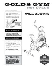 ICON Health & Fitness Gold's Gym Air Cycle Manual Del Usuario