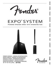 Fender Expo system Manual De Instrucciones