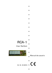 Tams elektronik RailCom RCA-1 Manual De Usuario