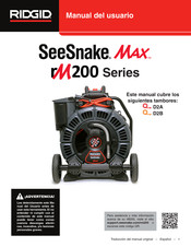 RIDGID SeeSnake Max rM 200 Serie Manual Del Usuario