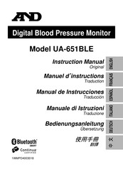 AND UA-651BLE Manual De Instrucciones