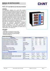 CHINT RDC-38 Manual De Instrucciones