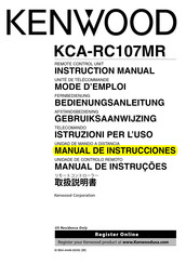 Kenwood KCA-RC107MR Manual De Instrucciones