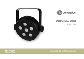 thomann fun generation USB PartyPar 6 RGB Manual De Instrucciones