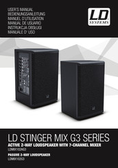 LD Systems STINGER 10 A G3 Manual De Usuario