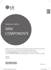 LG CM4560 Manual Del Propietário