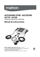 METRON ACCUSONIC-STIM AV170 Manual De Instrucciones