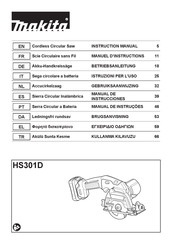 Makita HS301DZ Manual De Instrucciones