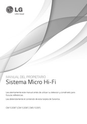 LG CM1530BT Manual Del Propietário