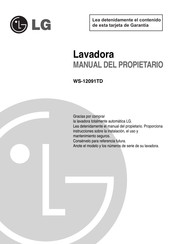 LG WS-12091TD Manual Del Propietário