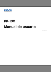 Epson PP-100 Manual De Usuario