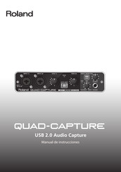 Roland QUAD-CAPTURE Manual De Instrucciones