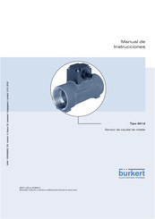 Burkert 8012 Manual De Instrucciones