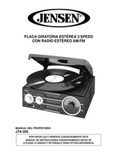 Jensen JTA-300 Manual De Instrucciones