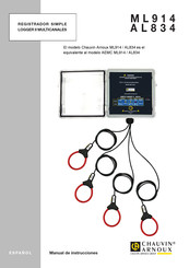 Chauvin Arnoux Simple Logger II ML914 Manual De Instrucciones