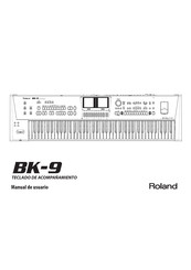 Roland BK-9 Manual De Usuario