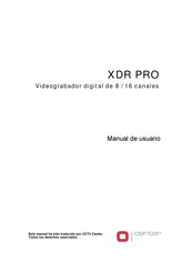 Center XDR PRO Manual De Usuario