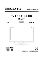 Scott TVX 1024 HD Manual De Instrucciones