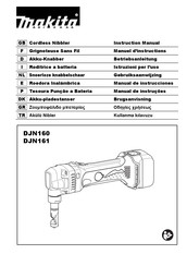 Makita DJN161 Manual De Instrucciones