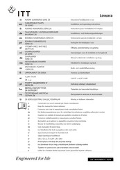 ITT Lowara Z6 Serie Manual De Instrucciones Para La Instalación Y El Uso