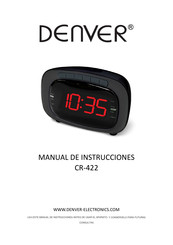 Denver CR-422 Manual De Instrucciones