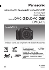 Panasonic Lumix DMC-G5K Instrucciones De Funcionamiento