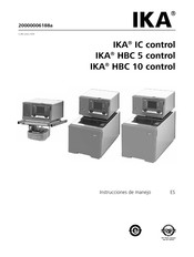 IKA HBC 10 control Instrucciones De Manejo