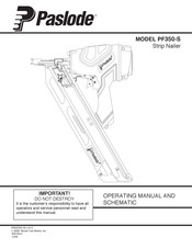 Paslode PF350-S Manual De Funcionamiento
