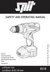 SPIT BS18 Manual De Instrucciones