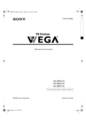 Sony FD Trinitron WEGA KV-38FS110 Manual De Instrucciones