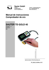 sauter BA-s-1511 Manual De Instrucciones