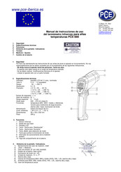 Pce Instruments PCE-888 Manual De Instrucciones