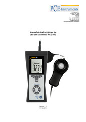 PCE Instruments PCE-172 Manual De Instrucciones