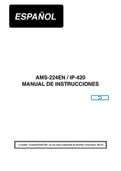 JUKI AMS-224EN/IP-420 Manual De Instrucciones