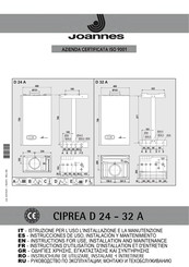 Joannes CIPREA D 24 A Instrucciones De Uso