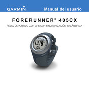 Garmin FORERUNNER 405CX Manual Del Usuario