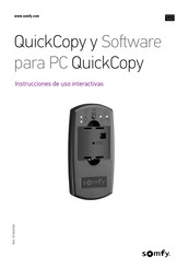 Somfy QuickCopy Instrucciones De Uso