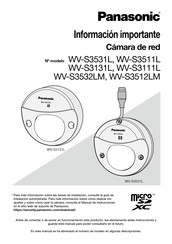 Panasonic WV-S3512LM Manual De Instrucciones