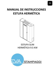 EVA Stampaggi ESTUFA SLIM HERMÉTICA 9.5 KW Manual De Instrucciones